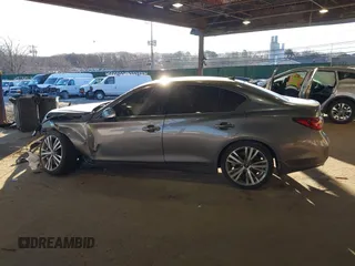 2020 Infiniti Q50 3.0t SPORT with VIN JN1EV7AR2LM252815, listed as a IAAI auction lot 41251310 with 48,117 mi miles. Bid and sale history available at carsss.com. Image 14.