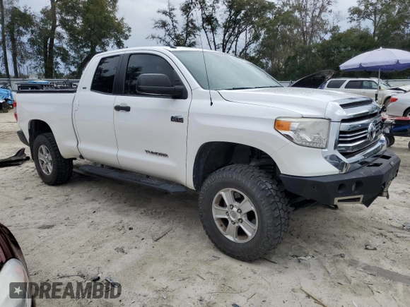 2016 Toyota Tundra 4WD Truck SR with VIN 5TFUW5F11GX555425, listed as a Copart auction lot 41728275 with 90,663 mi miles and Salvage Title. Bid and sale history available at carsss.com. Image 4.