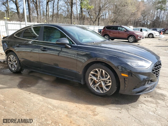 2022 Hyundai Sonata SEL with VIN KMHL64JA0NA232041, listed as a Copart auction lot 46581185 with 184,703 mi miles and Non Repairable. Bid and sale history available at carsss.com. Image 4.