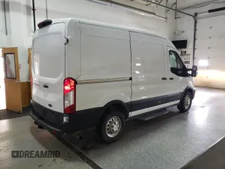 2021 Ford Transit Cargo with VIN 1FTBR2CG2MKA40366, listed as a Copart auction lot 48967855 with 81,030 mi miles and Salvage title. Bid and sale history available at DreamBid. Image 3.