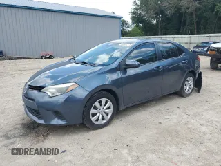 2014 Toyota Corolla L with VIN 5YFBURHE6EP160981, listed as a Copart auction lot 62537375 with 112,772 mi miles and Salvage title. Bid and sale history available at DreamBid. Image 1.