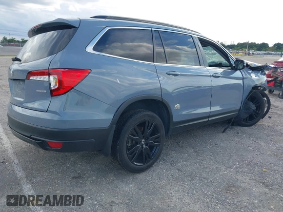 2022 Honda Pilot Special Edition with VIN 5FNYF5H20NB023811, listed as a IAAI auction lot 40612518 with Not Provided miles and . Bid and sale history available at carsss.com. Image 4.
