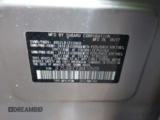 2018 Subaru Forester Premium with VIN JF2SJGEC7JH410509, listed as a IAAI auction lot 41803775 with 137,057 mi miles. Bid and sale history available at carsss.com. Image 9.