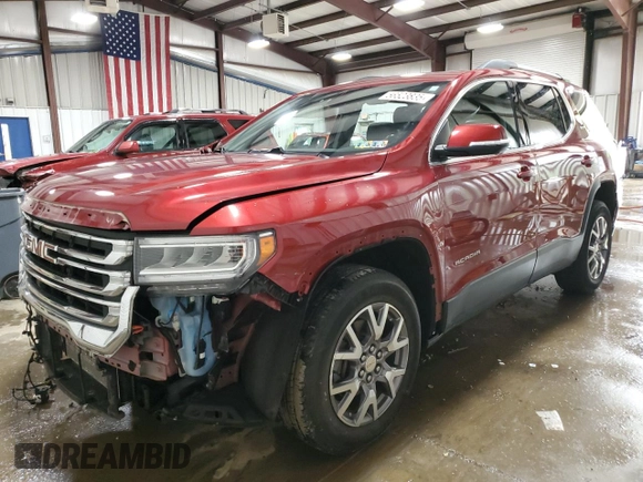 2020 GMC Acadia SLT z VIN 1GKKNULS3LZ209445, wystawiony jako Copart lot #56523835 z przebiegiem 51 733 mil mil oraz Szkoda całkowita • Salvage title. Historia ofert i sprzedaży dostępna na DreamBid. Obrazek 1.