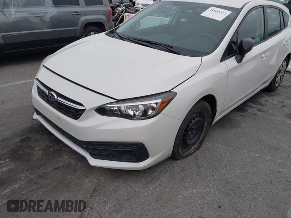 2023 Subaru Impreza with VIN 4S3GTAB60P3700817, listed as a IAAI auction lot 41501563 with 17,170 mi miles and . Bid and sale history available at DreamBid. Image 6.
