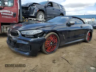 2019 BMW 8 Series M850i xDrive with VIN WBAFY4C52KBX39344, listed as a Copart auction lot 50695235 with 35,699 mi miles and Clean Title. Bid and sale history available at carsss.com. Image 1.
