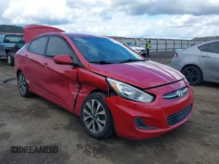 2017 Hyundai Accent SE with VIN KMHCT4AE5HU349418, listed as a IAAI auction lot 41819609 with 112,500 mi miles. Bid and sale history available at carsss.com. Image 1.