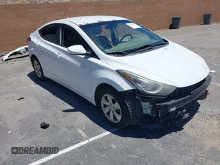 2016 Hyundai Elantra SE z VIN 5NPDH4AE7GH770494, wystawiony jako IAAI lot #42691962 z przebiegiem 131 316 mil mil oraz . Historia ofert i sprzedaży dostępna na DreamBid. Obrazek 1.