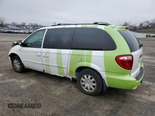 2007 Chrysler Town & Country LWB Touring with VIN 2A4GP54L67R302849, listed as a Copart auction lot 80925034 with 120,258 mi miles and Non Repairable. Bid and sale history available at carsss.com. Image 2.
