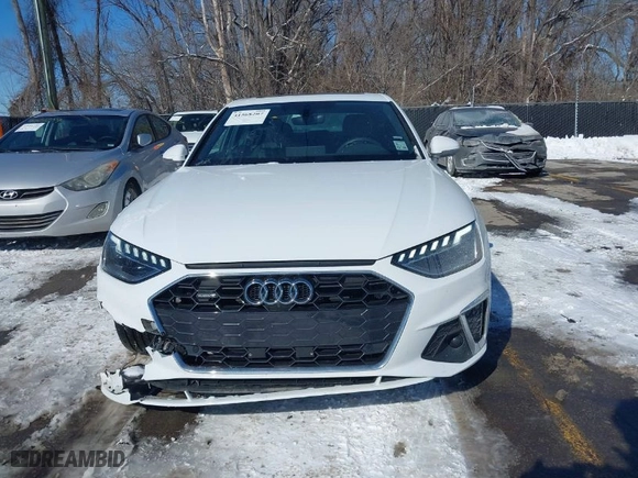 2024 Audi A4 Sedan S line Premium Plus with VIN WAUEAAF44RN006061, listed as a IAAI auction lot 41568207 with NaN miles. Bid and sale history available at carsss.com. Image 13.