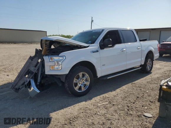2017 Ford F-150 XL with VIN 1FTEW1CP0HKC71742, listed as a Copart auction lot 52219285 with 0 mi miles and Salvage Title. Bid and sale history available at carsss.com. Image 1.