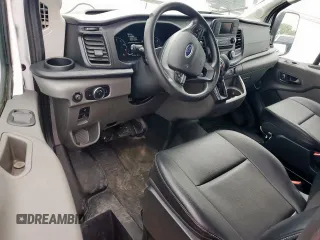 2023 Ford Transit Cargo with VIN 1FTBW9C89PKB88609, listed as a Copart auction lot 63399805 with 25,083 mi miles and Salvage title. Bid and sale history available at DreamBid. Image 8.