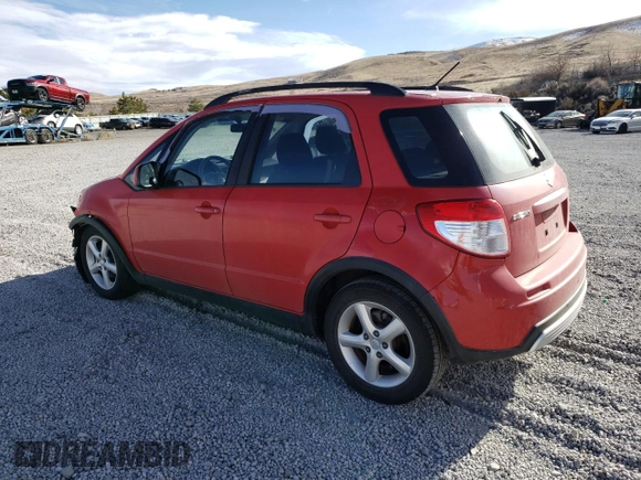 2007 Suzuki SX4 with VIN JS2YB413075103757, listed as a Copart auction lot 46466245 with 56,471 mi miles and Salvage Title. Bid and sale history available at carsss.com. Image 2.