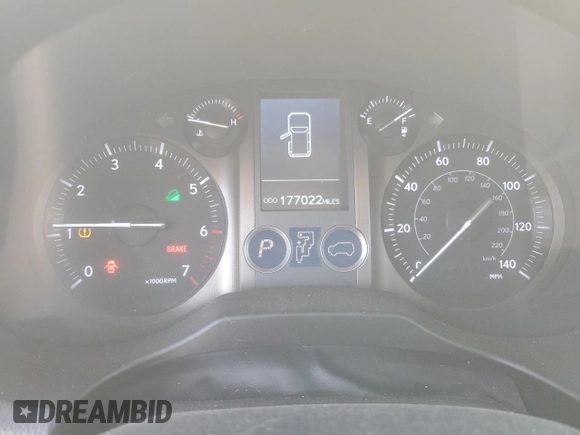 2011 Lexus GX 460 with VIN JTJBM7FX2B5019551, listed as a Copart auction lot 48359495 with 177,022 mi miles and Salvage Title. Bid and sale history available at DreamBid. Image 9.