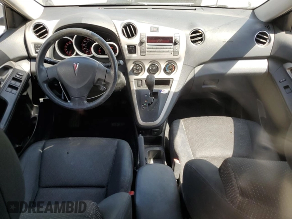 2009 Pontiac Vibe 1SB with VIN 5Y2SP67049Z458291, listed as a Copart auction lot 63234065 with 217,986 mi miles and Salvage title. Bid and sale history available at DreamBid. Image 8.
