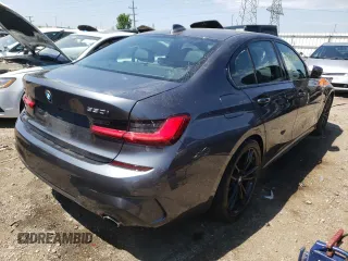 2020 BMW 3 Series 330i xDrive with VIN WBA5R7C05LFH46655, listed as a Copart auction lot 51350962 with 25,698 mi miles and . Bid and sale history available at DreamBid. Image 4.