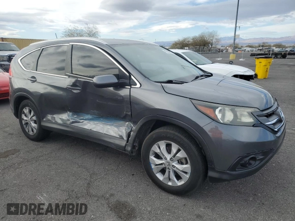 2013 Honda CR-V EX-L with VIN 5J6RM3H71DL030394, listed as a Copart auction lot 47464945 with 146,230 mi miles and Salvage Title. Bid and sale history available at DreamBid. Image 4.