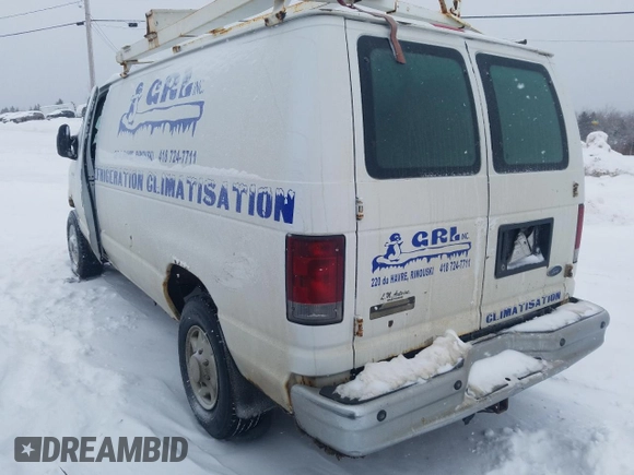 2008 Ford Econoline Cargo Commercial with VIN 1FTNE24L08DA53566, listed as a Copart auction lot 83140354 with Not Provided miles and Salvage Title. Bid and sale history available at DreamBid. Image 2.