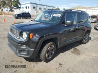 2017 Jeep Renegade Sport with VIN ZACCJBAB5HPG21181, listed as a Copart auction lot 64287605 with 104,070 mi miles and Clean title. Bid and sale history available at DreamBid. Image 1.