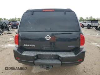 2011 Nissan Armada SV with VIN 5N1BA0ND6BN606602, listed as a Copart auction lot 50801765 with 198,994 mi miles and Salvage Title. Bid and sale history available at DreamBid. Image 6.