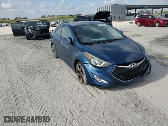 2014 Hyundai Elantra z VIN KMHDH6AH1EU029469, wystawiony jako Copart lot #55182715 z przebiegiem 117 084 mil mil oraz Szkody całkowita. Historia ofert i sprzedaży dostępna na DreamBid. Obrazek 13.