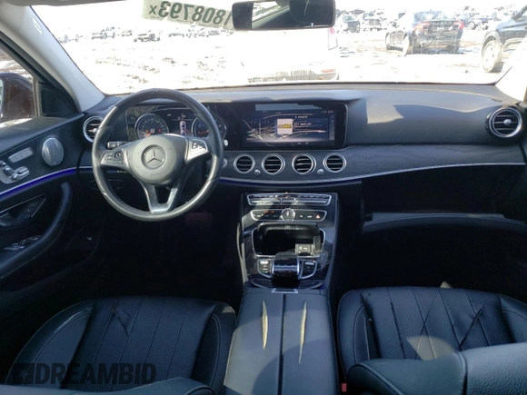 2017 Mercedes-Benz E-Class E 300 Luxury with VIN WDDZF4KB1HA128237, listed as a Copart auction lot 41808793 with 39,772 mi miles. Bid and sale history available at carsss.com. Image 8.