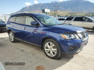 2018 Nissan Pathfinder SV z VIN 5N1DR2MMXJC658758, wystawiony jako Copart lot #54649225 z przebiegiem 85 657 mil mil oraz Szkoda całkowita • Salvage title. Historia ofert i sprzedaży dostępna na DreamBid. Obrazek 4.