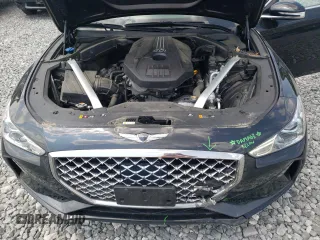 2021 Genesis G70 2.0T with VIN KMTG34LA0MU079767, listed as a Copart auction lot 59688405 with 51,115 mi miles and Salvage title. Bid and sale history available at DreamBid. Image 11.