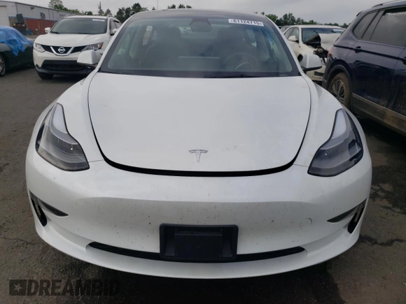 2023 Tesla Model 3 with VIN 5YJ3E1EA6PF563331, listed as a Copart auction lot 61124715 with 26,198 mi miles and Salvage title. Bid and sale history available at DreamBid. Image 5.