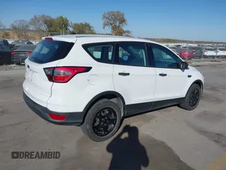 2017 Ford Escape S with VIN 1FMCU0F70HUC04674, listed as a IAAI auction lot 40598472 with 125,198 mi miles. Bid and sale history available at carsss.com. Image 4.