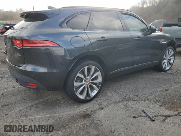 2019 Jaguar F-Pace 25t R-Sport with VIN SADCL2FX4KA609565, listed as a Copart auction lot 51133235 with Not Provided miles and Non Repairable. Bid and sale history available at DreamBid. Image 3.
