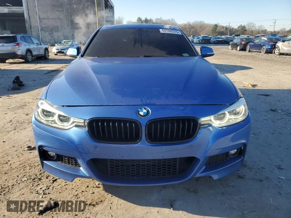 2017 BMW 3 Series 340i xDrive with VIN WBA8B7C50HK703916, listed as a Copart auction lot 44768225 with 34,508 mi miles and Salvage Title. Bid and sale history available at carsss.com. Image 5.