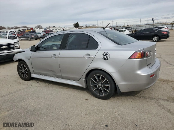 2017 Mitsubishi Lancer ES with VIN JA32U2FUXHU007558, listed as a Copart auction lot 47602055 with 156,130 mi miles and Salvage Title. Bid and sale history available at carsss.com. Image 2.