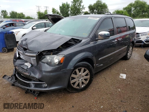 2012 Chrysler Town & Country Touring L with VIN 2C4RC1CG3CR194367, listed as a Copart auction lot 62538554 with 91,393 mi miles and Salvage Title. Bid and sale history available at DreamBid. Image 1.