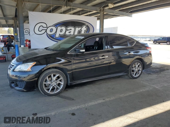 2015 Nissan Sentra SR with VIN 3N1AB7AP1FY223782, listed as a Copart auction lot 54991055 with 78,383 mi miles and Clean Title. Bid and sale history available at DreamBid. Image 1.