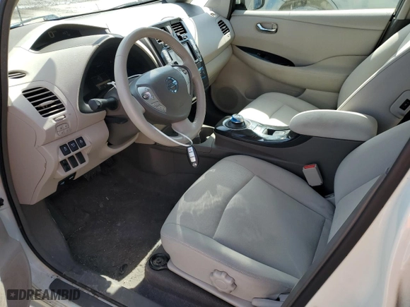2012 Nissan LEAF SL with VIN JN1AZ0CP2CT019321, listed as a Copart auction lot 50784935 with 45,867 mi miles and Clean Title. Bid and sale history available at carsss.com. Image 7.