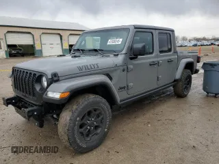 2022 Jeep Gladiator Willys with VIN 1C6HJTAG4NL139090, listed as a Copart auction lot 47030245 with 60,204 mi miles and Salvage Title. Bid and sale history available at carsss.com. Image 1.