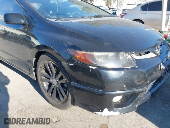 2008 Honda Civic Cpe Si with VIN 2HGFG21578H701056, listed as a IAAI auction lot 41644991 with 193,894 mi miles. Bid and sale history available at carsss.com. Image 12.