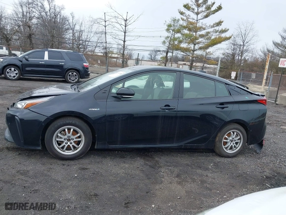 2022 Toyota Prius L Eco with VIN JTDKAMFUXN3174204, listed as a IAAI auction lot 41747089 with 79,531 mi miles. Bid and sale history available at carsss.com. Image 14.