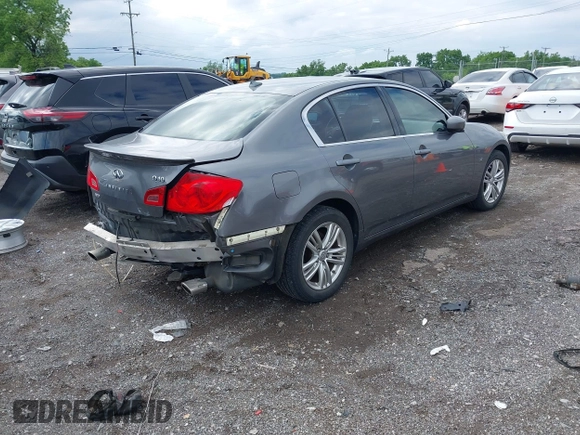 2015 Infiniti Q40 with VIN JN1CV6AR8FM521230, listed as a IAAI auction lot 42191081 with 109,536 mi miles and . Bid and sale history available at DreamBid. Image 4.