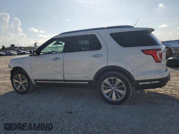 2018 Ford Explorer Limited z VIN 1FM5K7F83JGC39438, wystawiony jako Copart lot #64016245 z przebiegiem 103 898 mil mil oraz Szkoda całkowita • Salvage title. Historia ofert i sprzedaży dostępna na DreamBid. Obrazek 2.