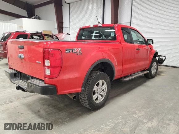 2020 Ford Ranger XL with VIN 1FTER1FH0LLA18810, listed as a Copart auction lot 52745455 with 45,885 mi miles and Salvage title. Bid and sale history available at DreamBid. Image 3.