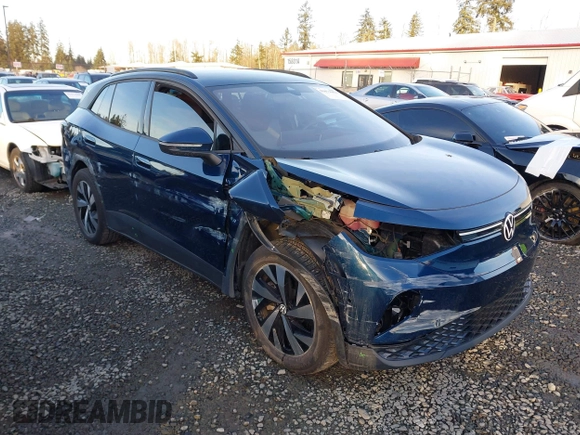 2023 Volkswagen ID.4 Pro z VIN 1V2DNPE81PC017620, wystawiony jako IAAI lot #41573053 z przebiegiem 15 462 mil mil oraz . Historia ofert i sprzedaży dostępna na DreamBid. Obrazek 1.