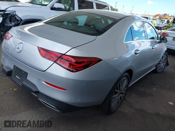 2023 Mercedes-Benz CLA 250 with VIN W1K5J4GB7PN386050, listed as a IAAI auction lot 41785870 with 14,883 mi miles and . Bid and sale history available at DreamBid. Image 4.