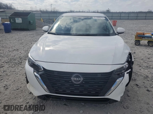 2024 Nissan Sentra S with VIN 3N1AB8BV6RY249706, listed as a Copart auction lot 47398675 with 15,839 mi miles and Salvage Title. Bid and sale history available at DreamBid. Image 5.