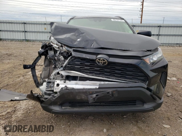 2019 Toyota RAV4 LE with VIN JTMF1RFV7KJ001139, listed as a Copart auction lot 66197193 with 55,811 mi miles and Salvage title. Bid and sale history available at DreamBid. Image 5.