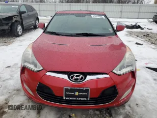 2012 Hyundai Veloster w/Red Int z VIN KMHTC6AD4CU077956, wystawiony jako Copart lot #43504505 z przebiegiem 103 183 mil mil oraz Szkoda całkowita • Salvage title. Historia ofert i sprzedaży dostępna na DreamBid. Obrazek 5.