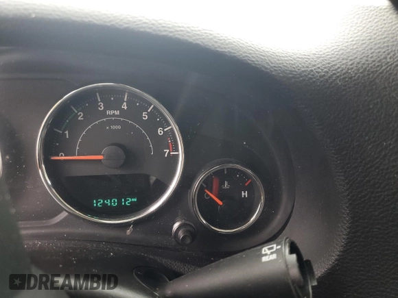 2018 Jeep Wrangler JK Unlimited Sport S with VIN 1C4HJWDG2JL839433, listed as a Copart auction lot 51376545 with 124,012 mi miles and Salvage Title. Bid and sale history available at carsss.com. Image 9.