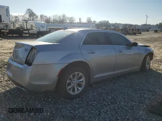 2015 Chrysler 300 Limited with VIN 2C3CCAAGXFH853830, listed as a Copart auction lot 46815245 with 0 mi miles and Salvage Title. Bid and sale history available at carsss.com. Image 3.