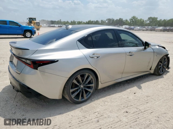 2021 Lexus IS 350 F Sport with VIN JTHGZ1B29M5042957, listed as a Copart auction lot 60069825 with 81,219 mi miles and Clean title. Bid and sale history available at DreamBid. Image 3.